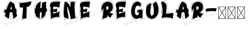 Athene Regular字体转换